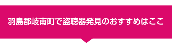 羽島郡岐南町で盗聴器発見のおすすめはここ