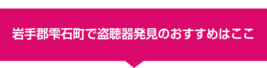 岩手郡雫石町で盗聴器発見のおすすめはここ
