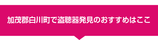 加茂郡白川町で盗聴器発見のおすすめはここ