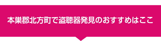 本巣郡北方町で盗聴器発見のおすすめはここ