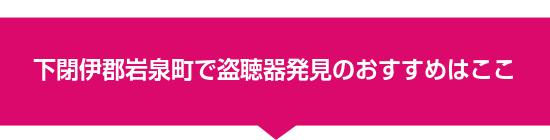 下閉伊郡岩泉町で盗聴器発見のおすすめはここ
