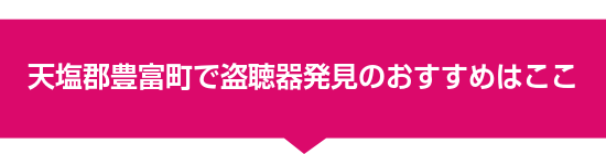 天塩郡豊富町で盗聴器発見のおすすめはここ